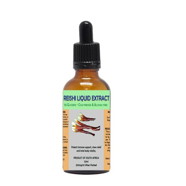 Eco Bini Alcohol-Free Reishi Liquid Extract Glycerite - 50ml