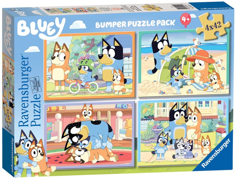 Ravensburger 4x42pc Bluey