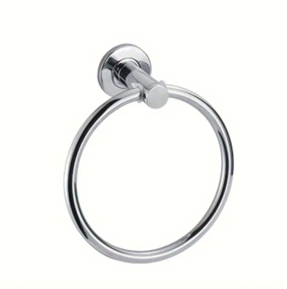 Silver Stainless steel Round Towel Ring