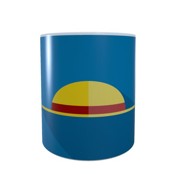 Luffy's Hat Minimal Style - One Piece Coffee Mug