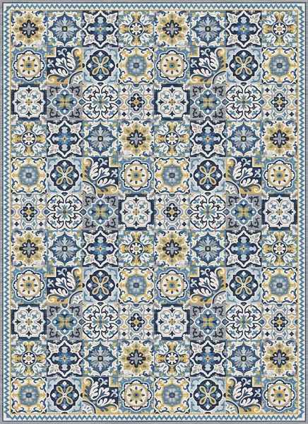 Dial A RugJarvis Floral Block Design