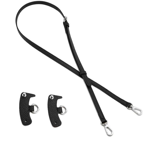 Leather Handbag Crossbody Shoulder Strap Adjustable for Bags-black