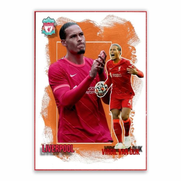 Virgil Van Dijk Liverpool Poster - A1