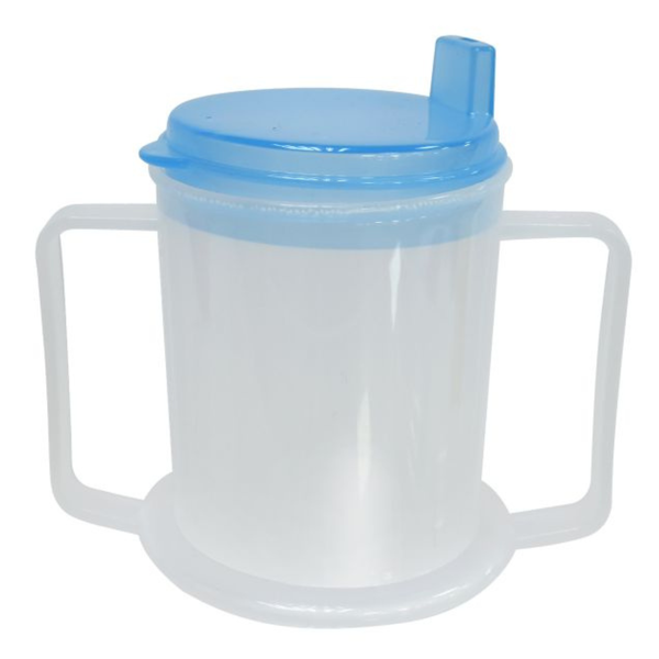 Adult Sippy Cup 300ml with 2 lids - For Seniors &amp; children