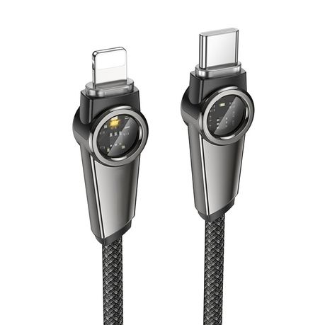 PD27W Intelligent Power-Off USB-C to 8-Pin Fast Charging Data Cable BU49 Image