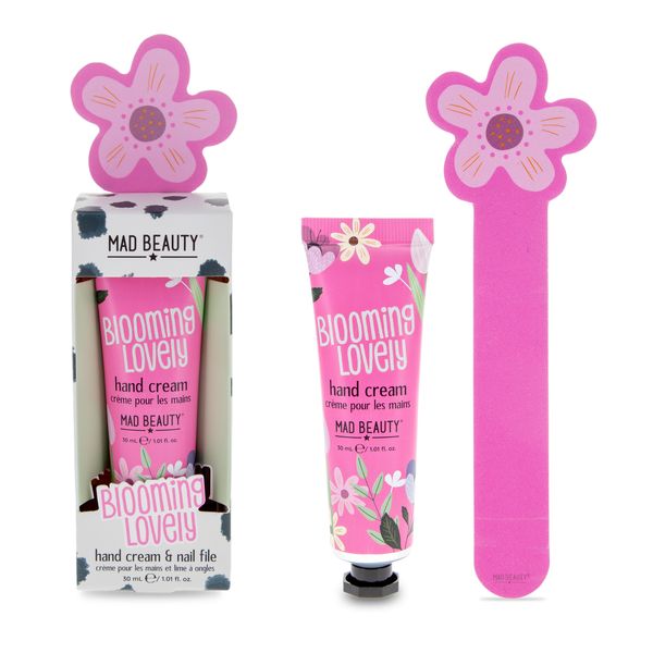 Mad Beauty Blooming Lovely Hand Cream &amp; Nail File Set - Daisy &amp; White Lily