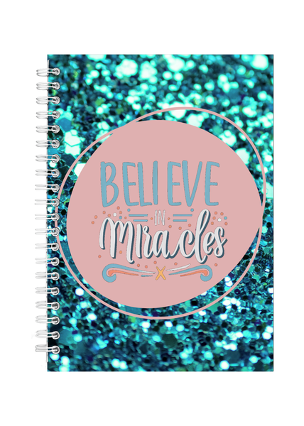 Miracles Positive Motivational Writing Book Notepad Notebook Gift A5 406