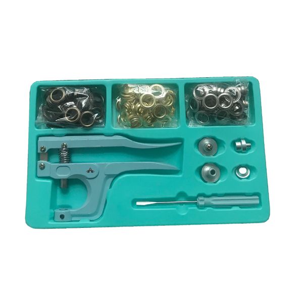 150Set 12mm Metal Eyelets with Multifunctional Pliers Kit For Leather Craft