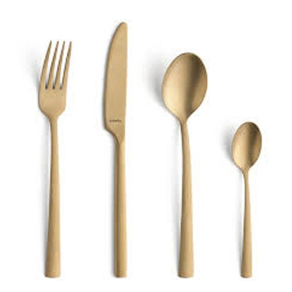 Amefa Manille Gold Cutlery Set - 16 Pieces x 1 Pack