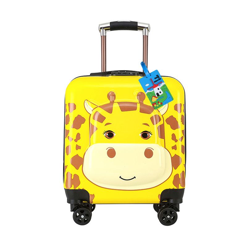 Kids Rolling Luggage Suitcase Bag With Bag Tag - 18 Inches