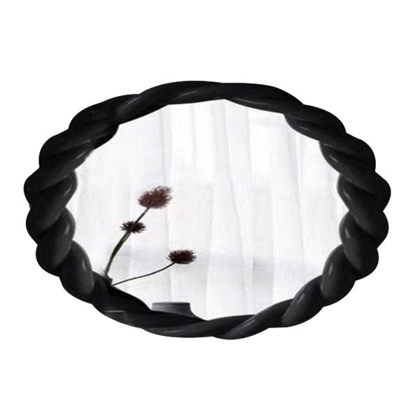Modern Elegant Twist Frame Oval Mirror Size : 75cm x 53cm