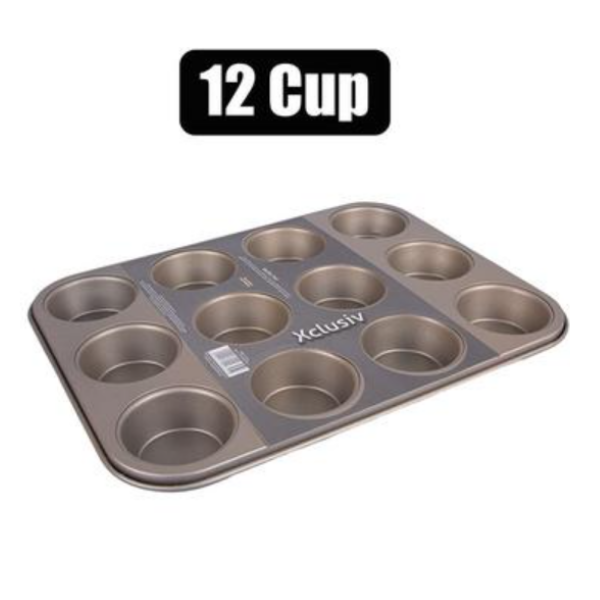 Xclusiv - Non-Stick 12 Hole Muffin Pan