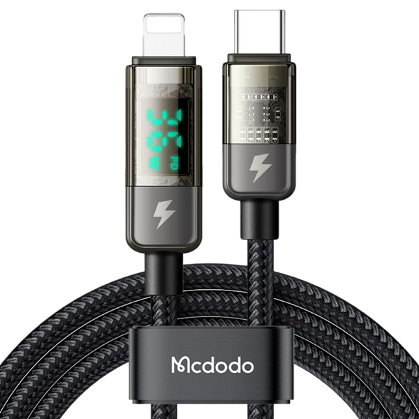 Mcdodo 36W Auto Off Led Display Compatible iPhone Charging Cable TYPE-C USB