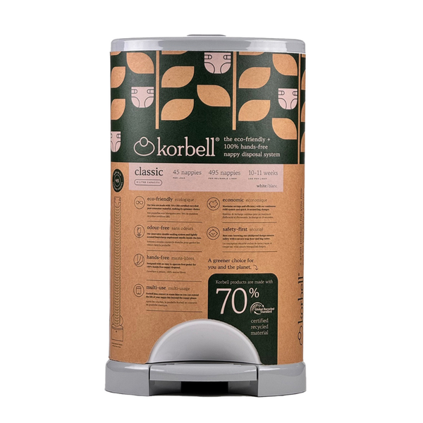 Korbell Classic Hands-free Nappy Bin 16L