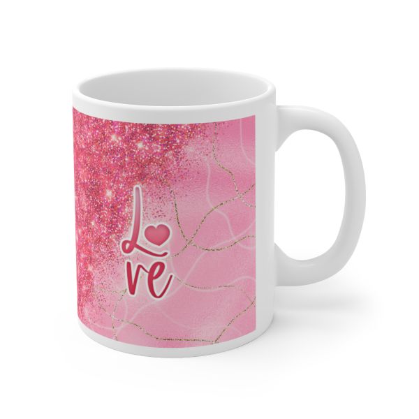 Imaging Architects Glitter Love Ceramic Mug 11oz