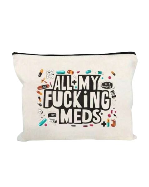 Funny Medication Organizer Pouch