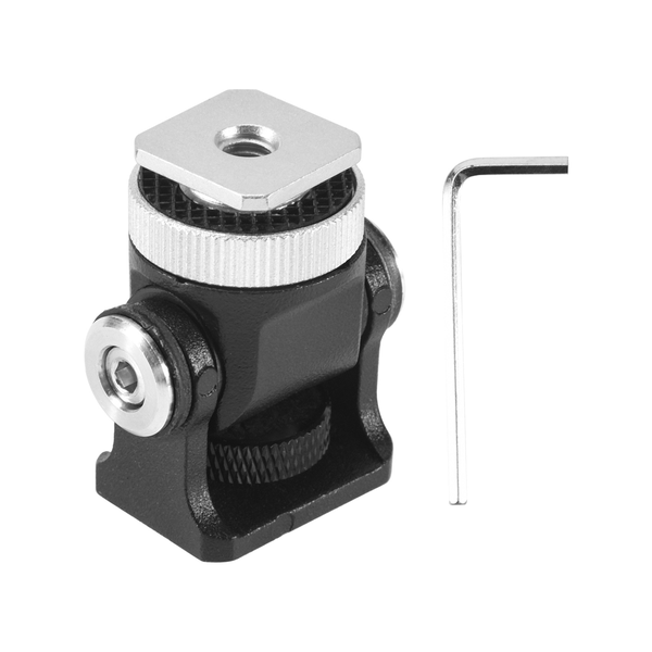 Mini Hot Shoe Mount Monitor Microphone Flash Holder Camera Bracket