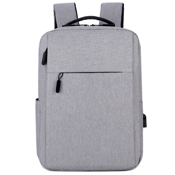 Anti-Theft Waterproof Travel Laptop Backpack - Grey