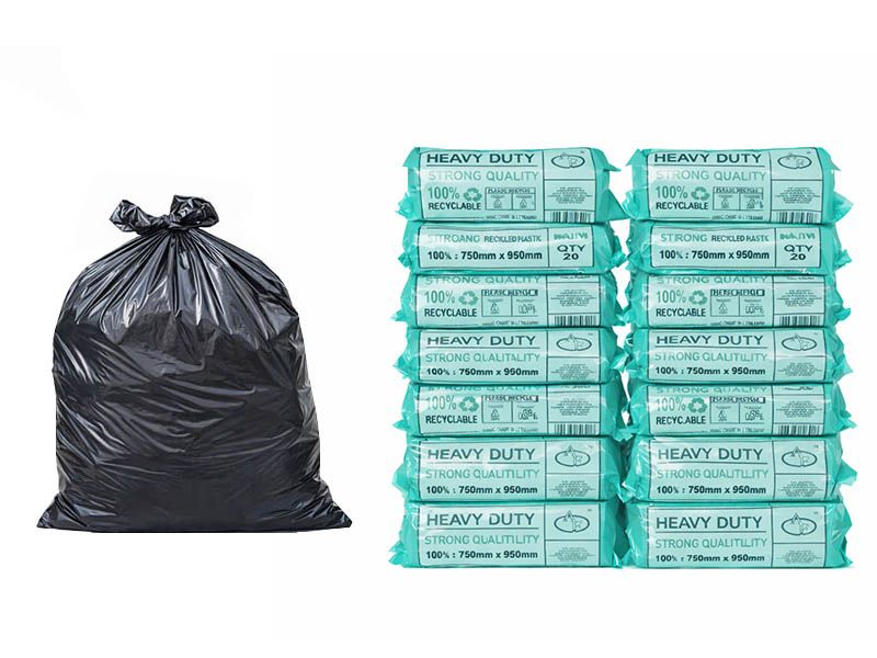 Heavy Duty Black Bin Bags - Strong Rubbish Bags