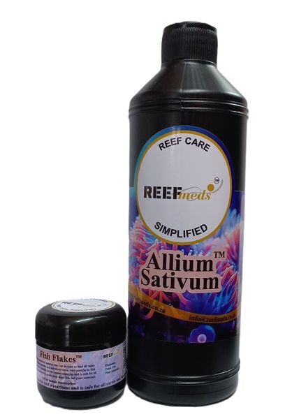 REEFmeds Fish Flakes Nano, Allium Sativum Bundle