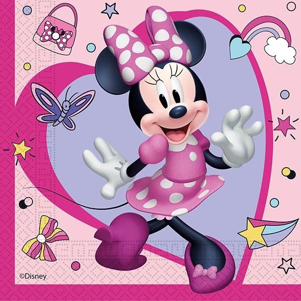 Minnie Junior 2 Ply Napkins 33X33cm