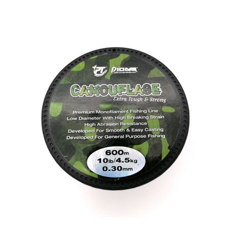 Pioneer Camouflage 600m Fishing Line 10lb 4 5kg Buy Online In South Africa Takealot Com