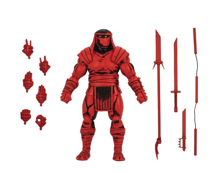 Red and Black Foot Enforcer - TMNT Mirage Comics - 7-inch Figure