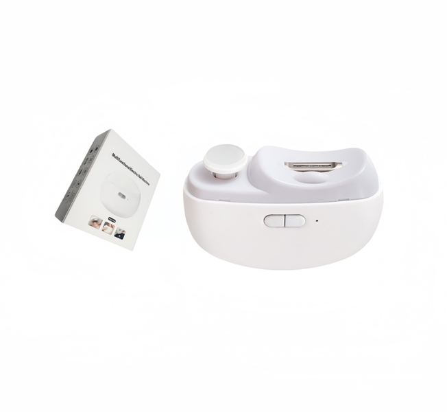 ElecTrek 2-in-1 Rechargeable Electric Nail Clipper&amp;Polisher with LED Light