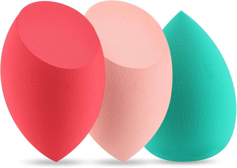 Makeup Sponge Blender 3 Pack Beauty Blender Mood Foundation Sponge Set