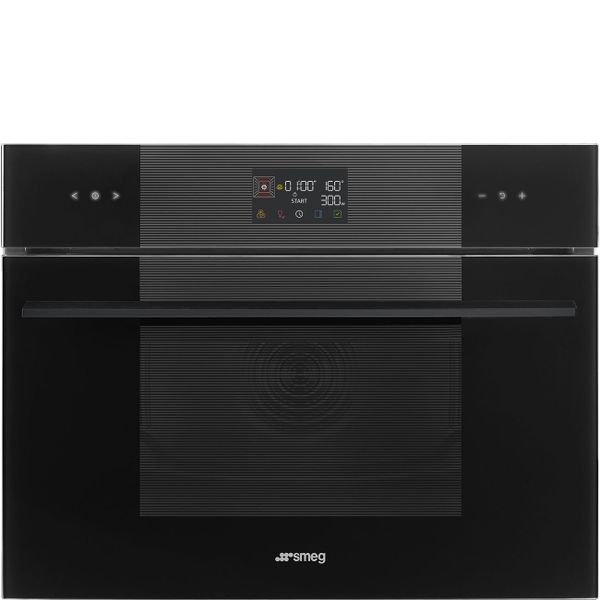 Smeg SO4102M1B3 Combination Microwave and Oven Compact 45 cm Black