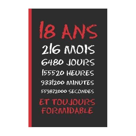 18 Ans Et Toujours Formidable Cahier 6 X 9 1 Pages Cadeau D Anniversaire Original Et Amusant Journal Cahier De Notes Ou Agenda Joyeux Anniv Buy Online In South Africa Takealot Com