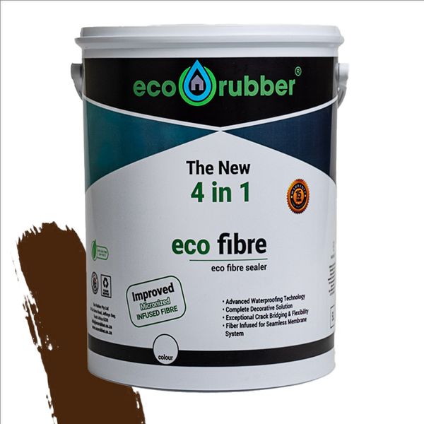 Eco Rubber 4 In 1 Eco Fibre Brown 20L