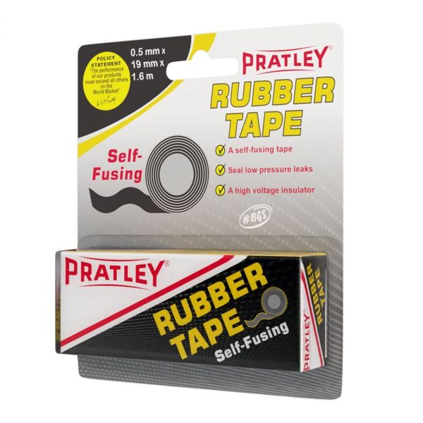Pratley Rubber Tape 19MMx1.6M Per Pack New Package