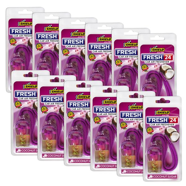 Shield - Fresh 24 Air Freshener - Coconut Sugar - 12 Pack