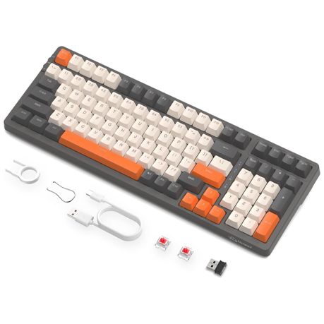 K8 RGB Mechanical Gaming Keyboard -3 Connections USB C/BT5.0/2.4g Image