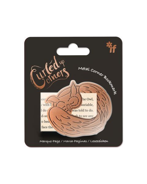Curled Up Corners Bookmark-Sleepy Owl