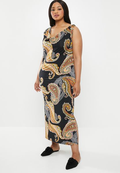 Women's Edit Plus Cowl Front Classic Dress - Multi