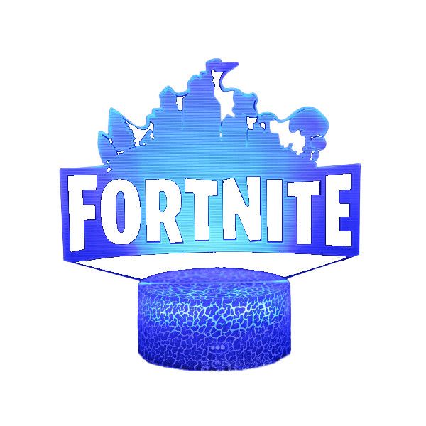 3D LED: Fornite Optical Illusion Lamps Light|Smart Touch|Remote