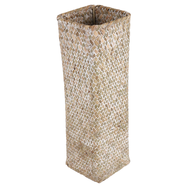 Rattan Flower Vase Bamboo Baskets Tall Vases for Home Decor White