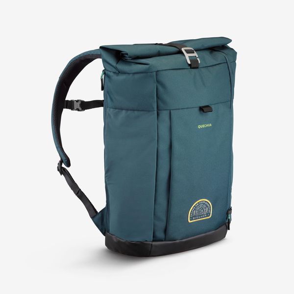 Quechua 23L Hiking Backpack NH500 Escape Rolltop - Dark Green
