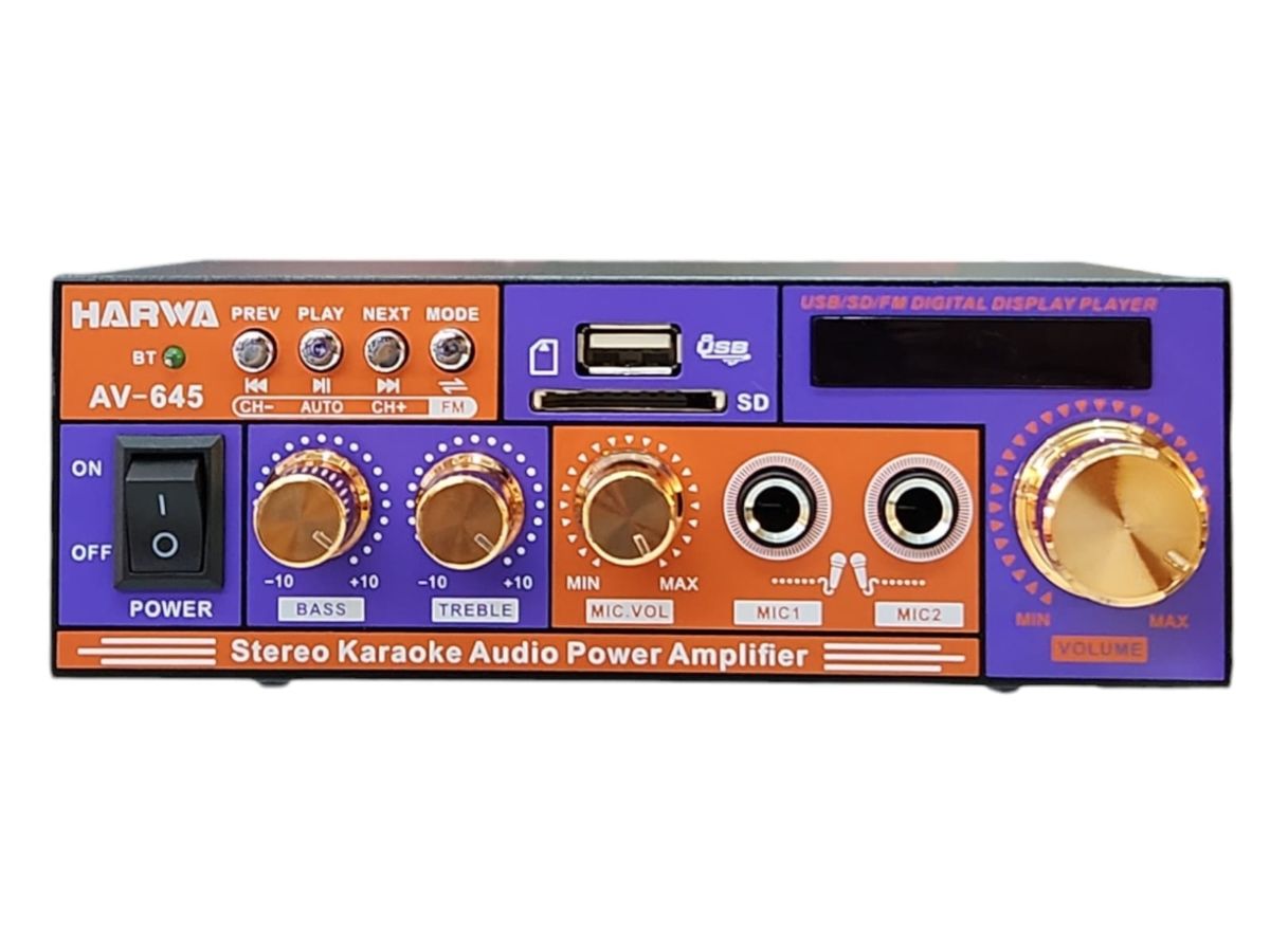 Mini Audio Power Amplifier System Parameter Karaoke Hi-Fi /Aux/FM