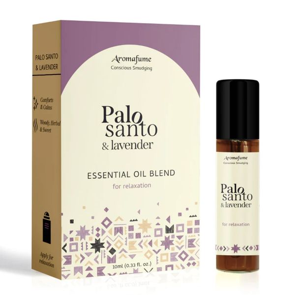 Palo Santo &amp; Lavender Roll-On Oil - Aromafume 10ml