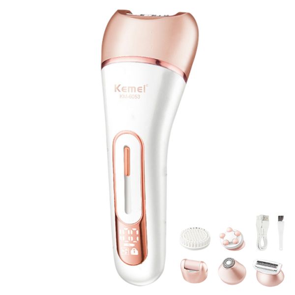 6 in 1 Body Hair Epilator Trimmer Shaver Hair Remover Electric for Women