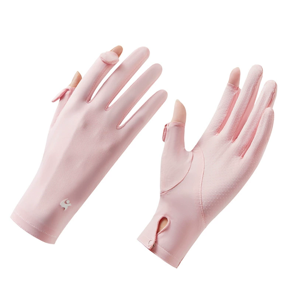 Ice silk breathable Sunscreen Gloves for Women UV Protection Gloves