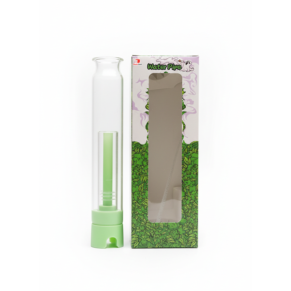 PhoneBoxx Transparent Glass Bong with Stable Base