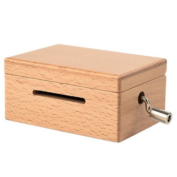 15 Tone Diy Music Wooden Box With Hole Puncher For Music Lovers