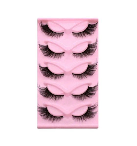 5 Pairs Luxurious Fluffy 3D Faux Mink Eyelashes