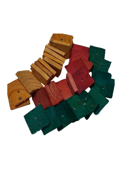 DIY - Pine Wood - Parrot / Bird Or Rodent Toy