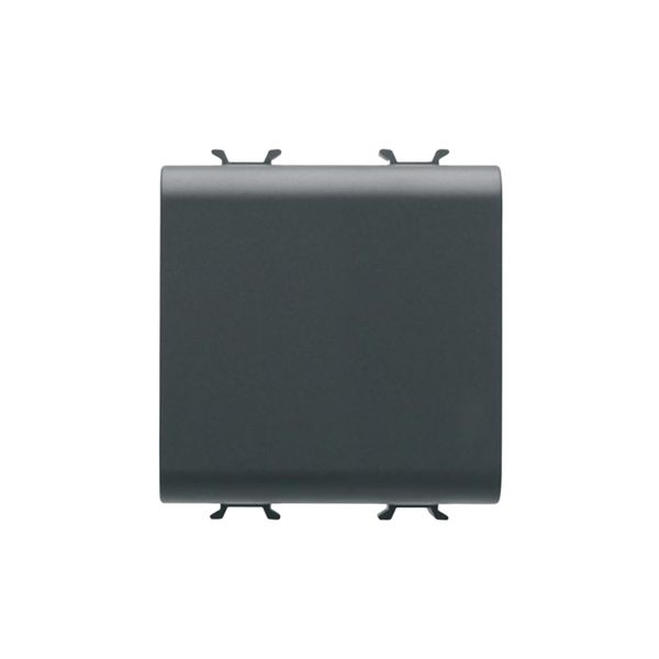 Gewiss - Chorus 2-Gang Blank Plate Black