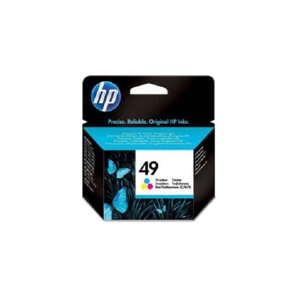 HP 49 Tri-Colour Inkjet Cartridge - Original